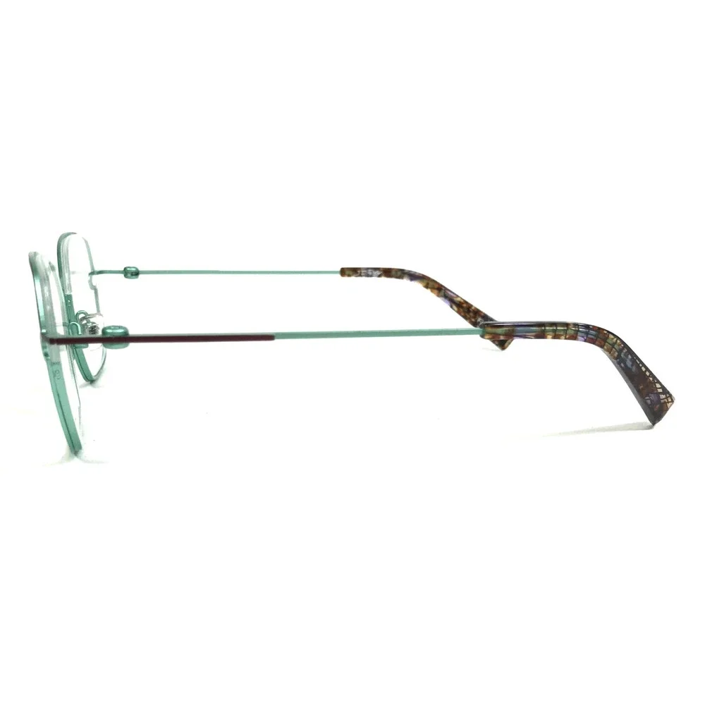 J.F. Rey Eyeglasses Frames JF2968 7040 Mint Green Bordeaux Semi Rim 50-19-143